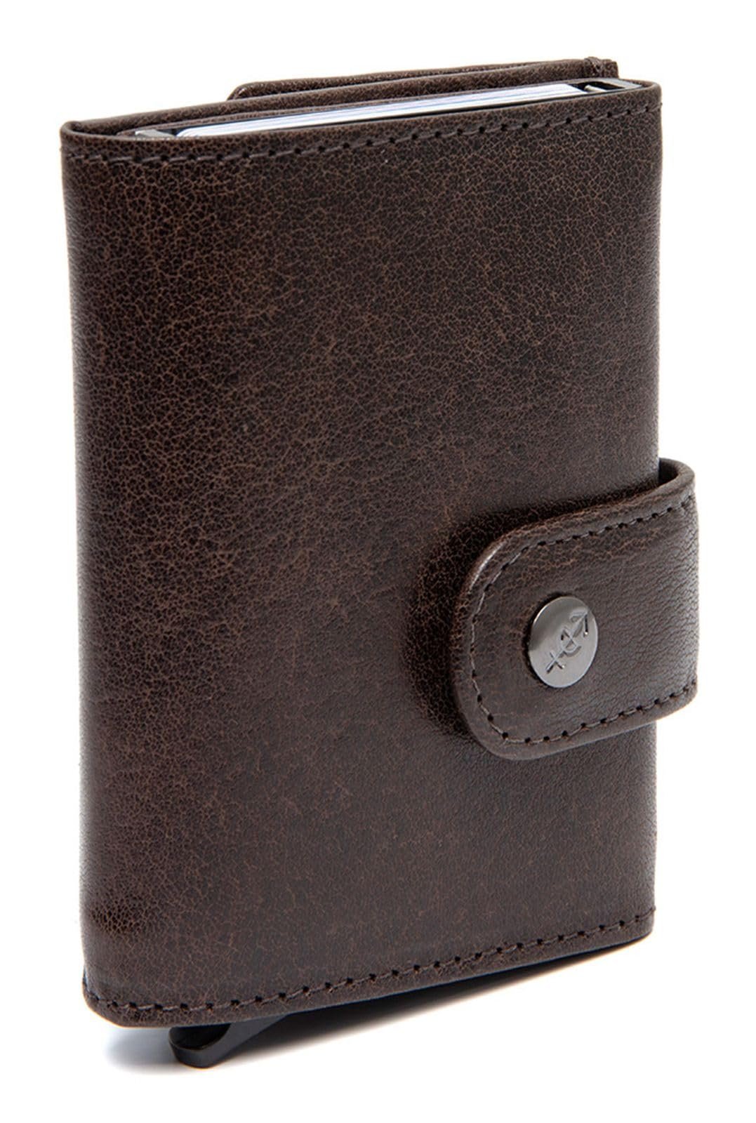 Картхолдер The Chesterfield Brand Varrano Novum RFID, коричневый, Modern, фото №1