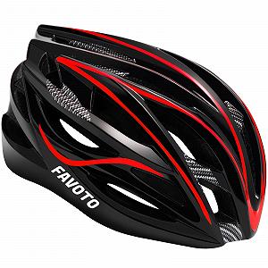 Шолом Favoto велосипедний MTB регульований червоно-чорний - Фото 1