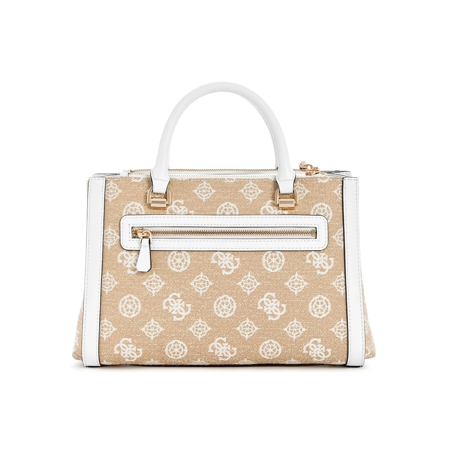 Сумка GUESS Loralee Status Satchel White Logo, фото №3