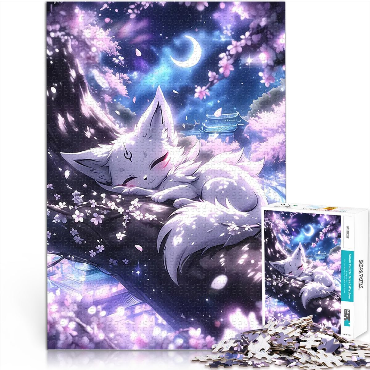 Пазл Dream Kitsune Anime Fox 1000 елементів 38 x 26 см, фото №1 Пазл Dream Kitsune Anime Fox 1000 елементів 38 x 26 см, фото №1