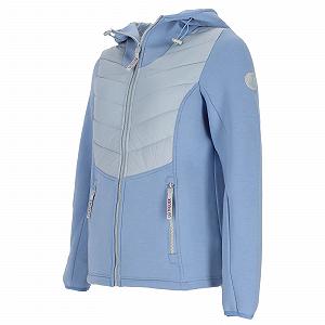 Гибридная куртка Leitfeuer Женская с контрастной прошивкой с регулируемым капюшоном synthetic.ua - Фото 1