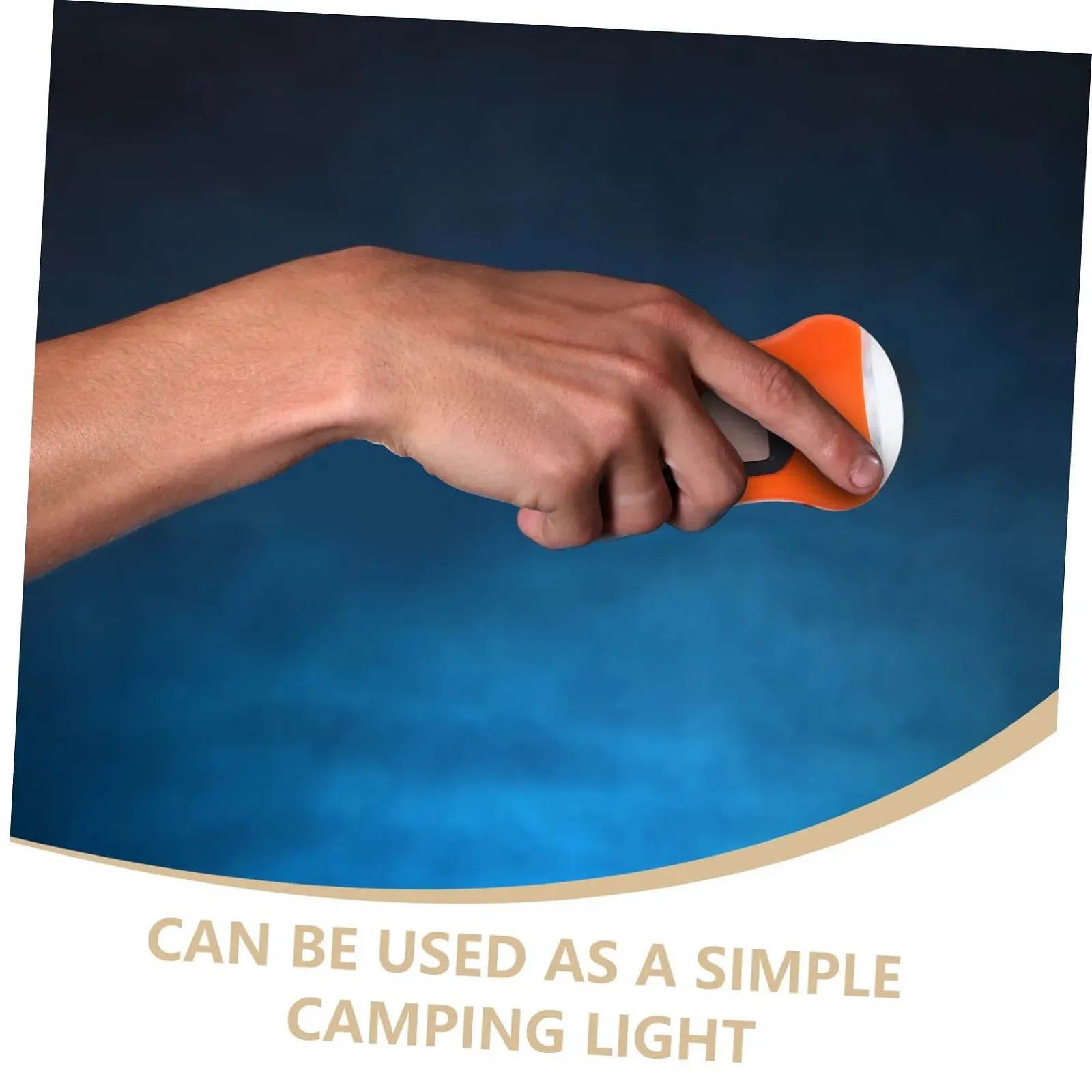Фонарь Vaguelly аварийный на солнечной батарее, аккумуляторный, портативный для кемпинга и активного отдыха, оранжевый, высокая яркость, долговечный, фото №9