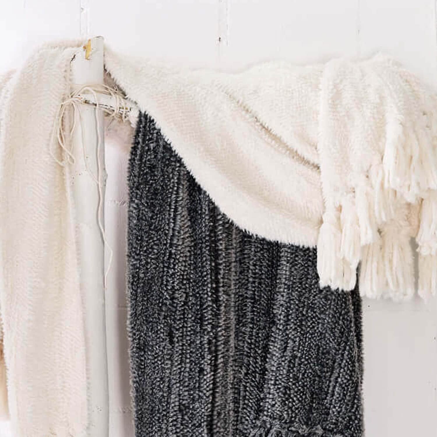 Плед Winterhome Alpine Yak Ivory Штучне хутро 130 x 180 см, фото №5