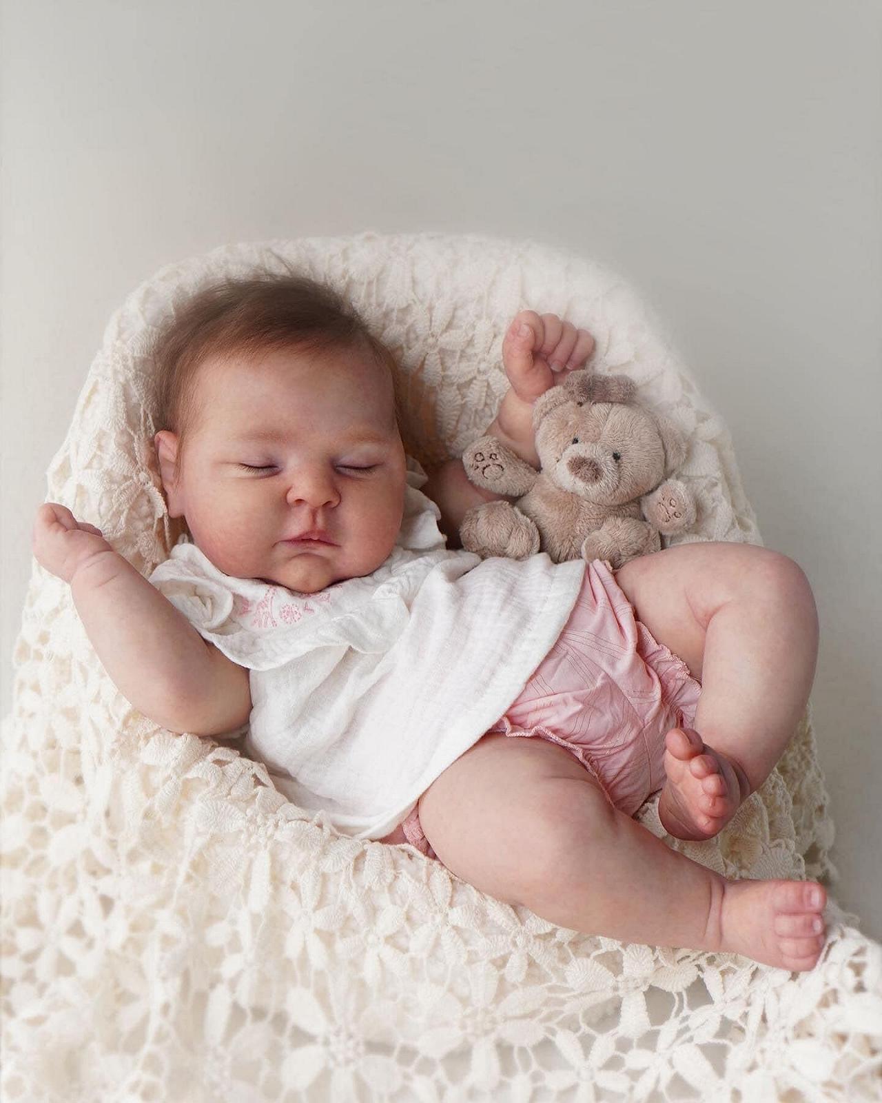 Кукла Anano Reborn Baby 20 Inch Силиконовая Кукла с Весовыми Аксессуарами для Детей от 3 Лет, фото №8