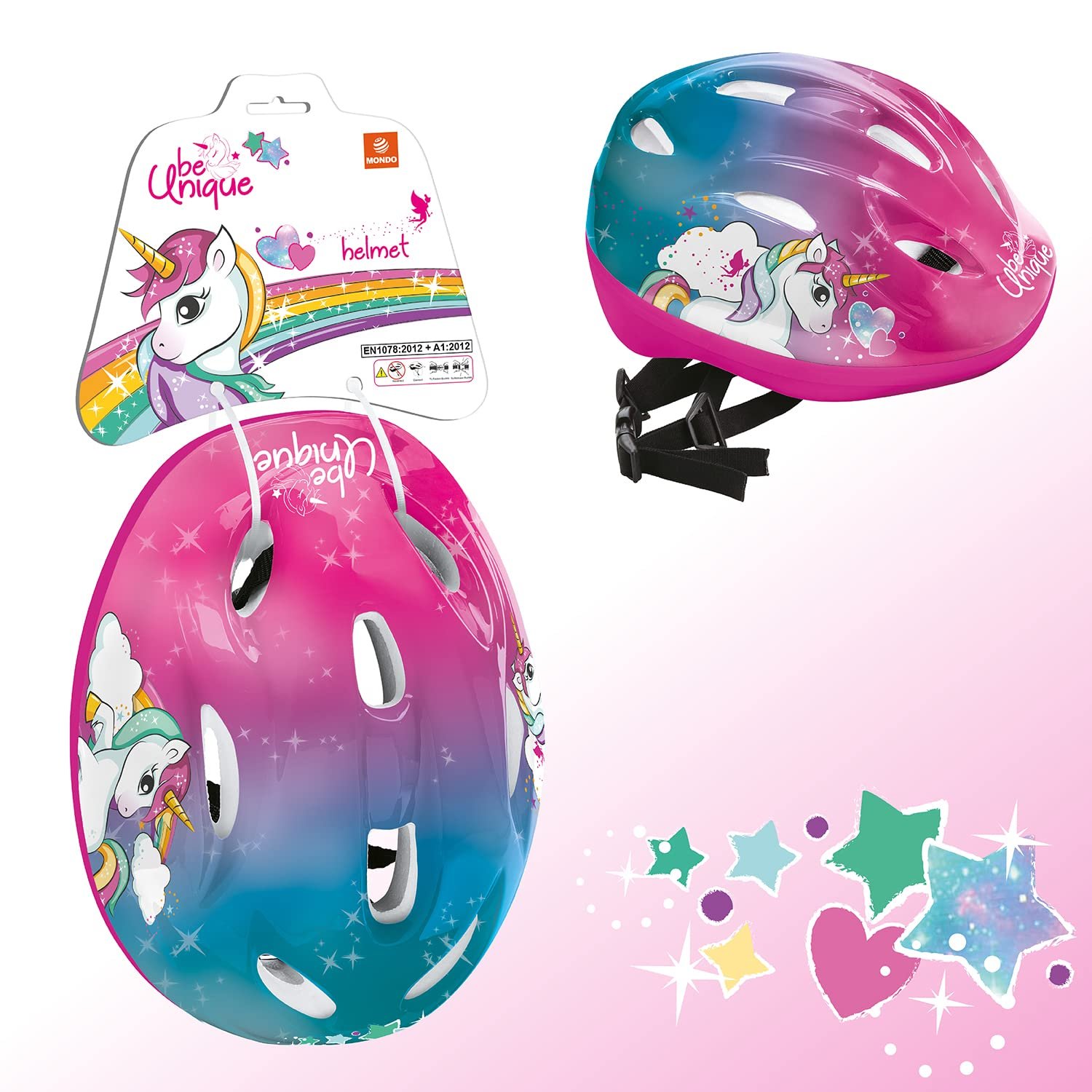 Дитячий Шолом Mondo Unicorn, Rosablu, S, фото №7