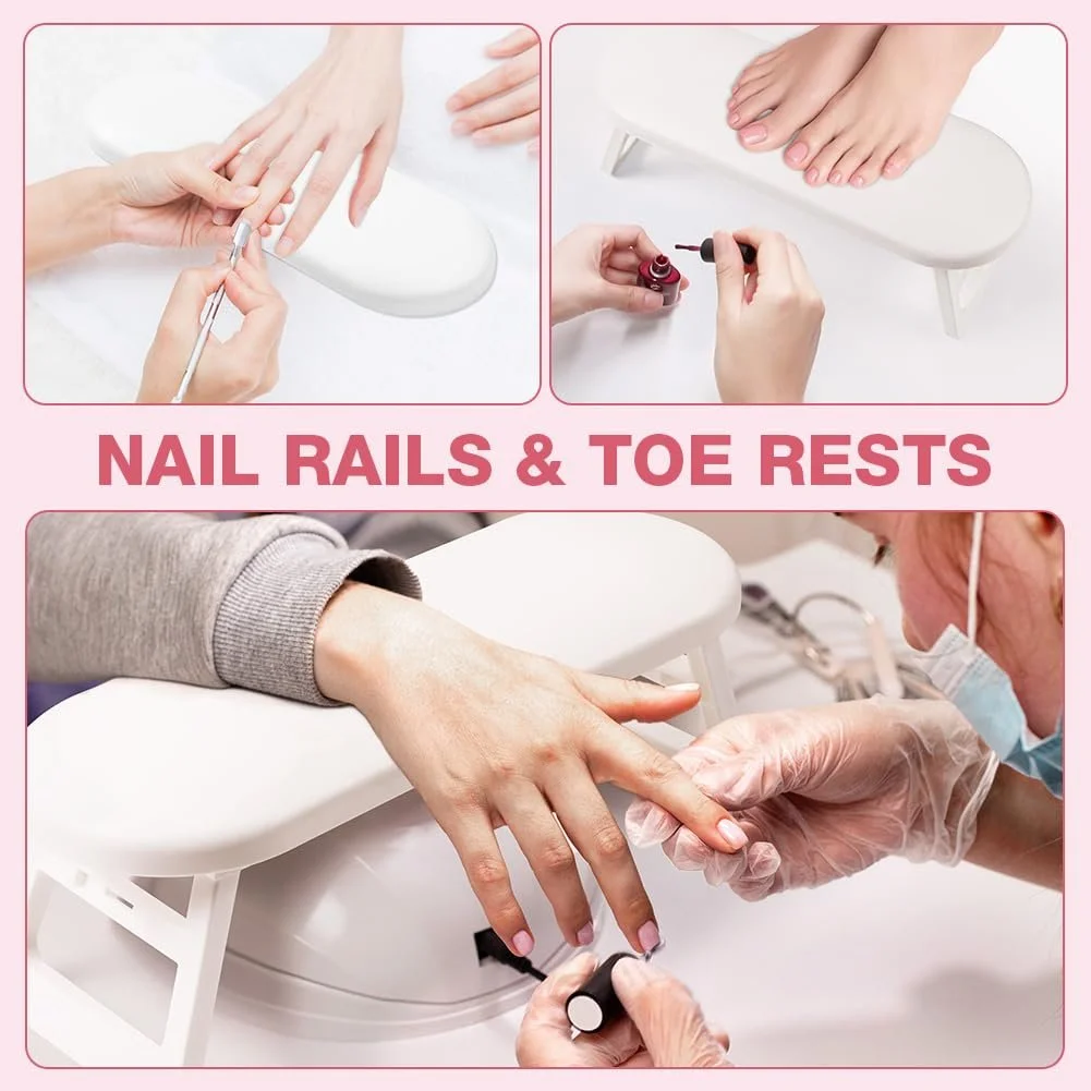 Підставка для рук для манікюру HOTUT, нековзна подушка, фото №7