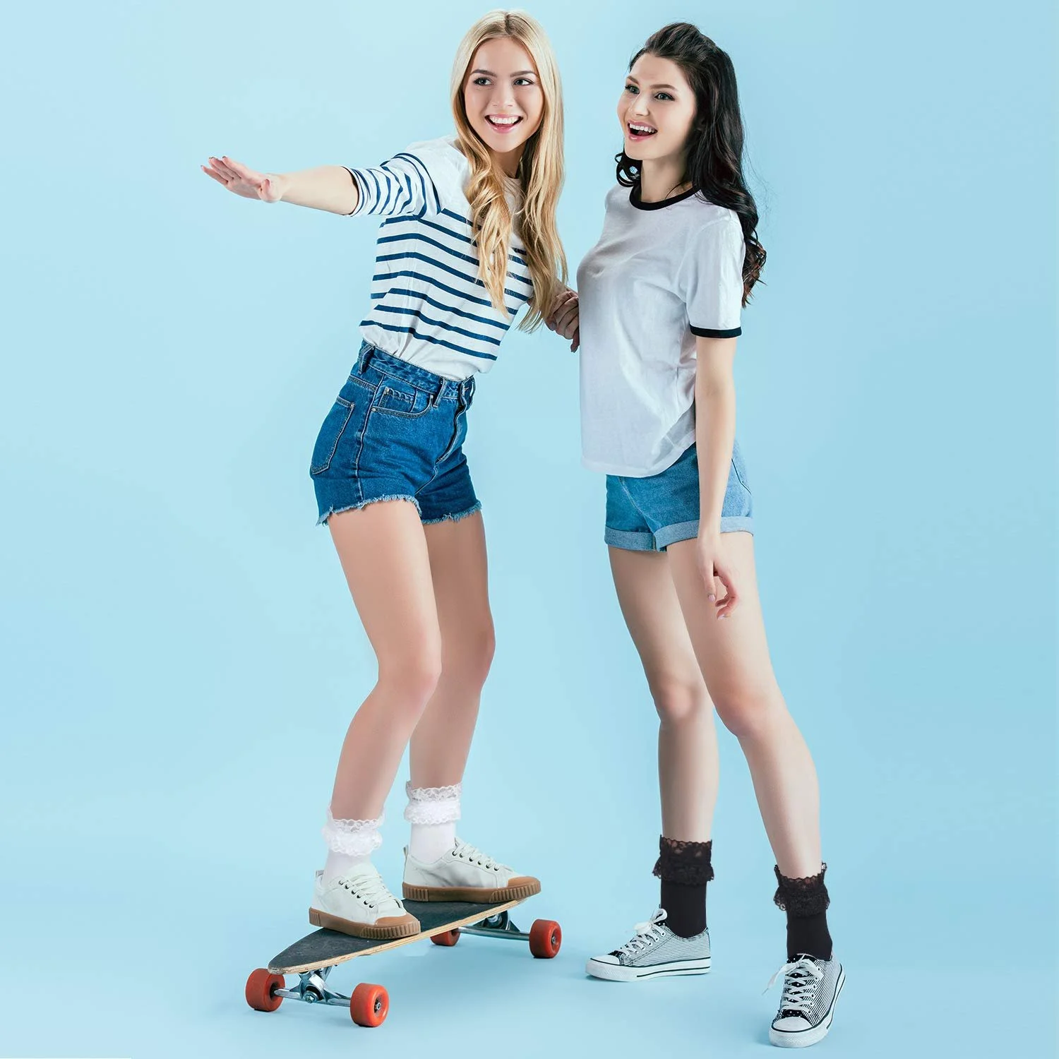 Носки с рюшами SATINIOR, 6 пар, фото №5