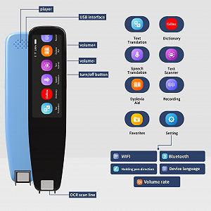 Ручка-сканер NEWYES, Портативный онлайн со 112 языками, OCR сканер synthetic.ua - Фото 1