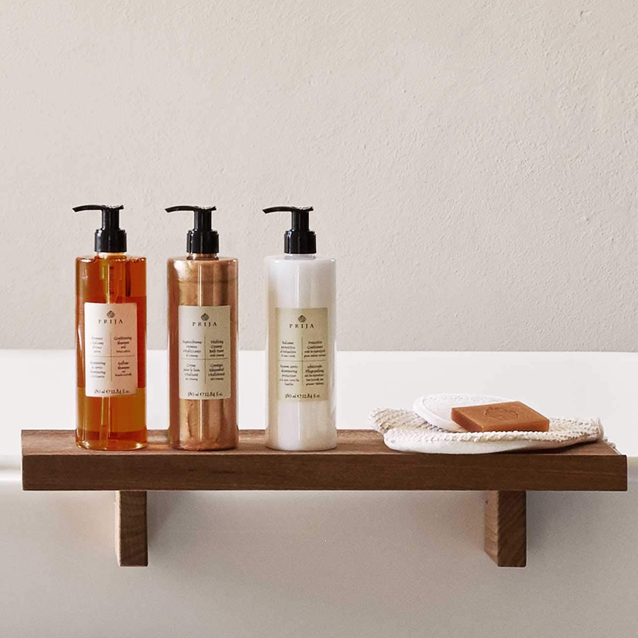 Шампунь Prija с женьшенем 3 x 380 мл Гель для душа для Волос и Тела 3 x Дозатор, фото №5