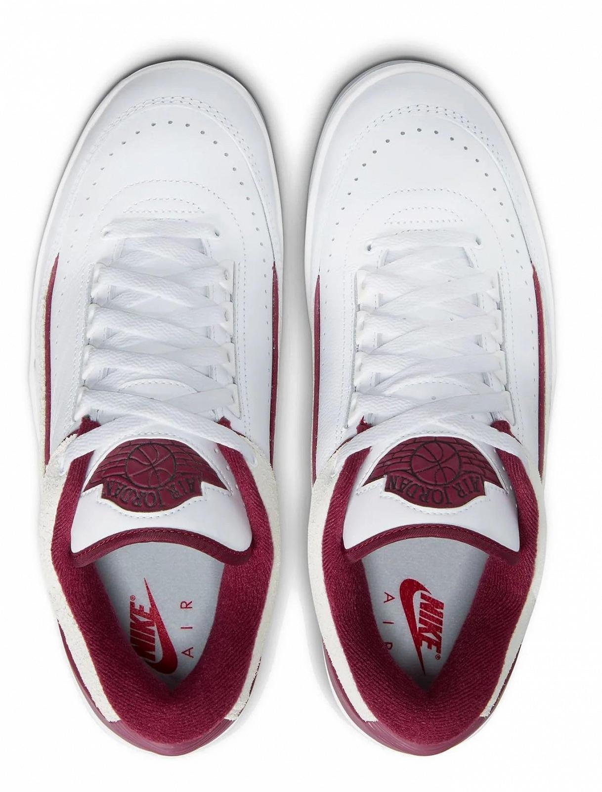 Кросівки Jordan 2 Retro Low Cherrywood White/Cherrywood Red (DV9956 103), фото №5