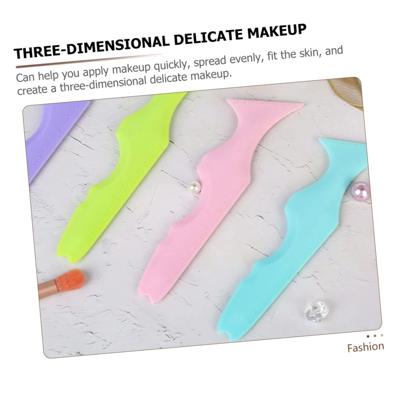 Трафарет для макіяжу HAPINARY Силіконовий для стрілок, макіяжу, помади, фото №5 Трафарет для макіяжу HAPINARY Силіконовий для стрілок, макіяжу, помади, фото №5