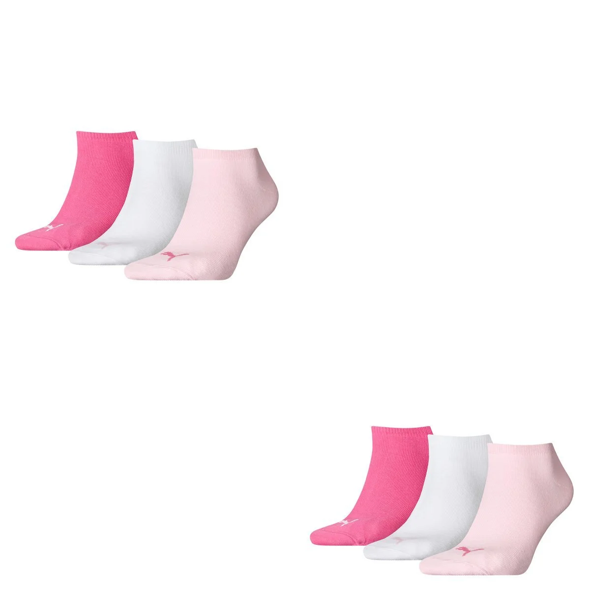 Шкарпетки Puma Спортивні Унісекс, 3 шт. Puma Unisex Sneaker Plain 6p - 422 Pink Lady, розмір: 39-42, фото №1