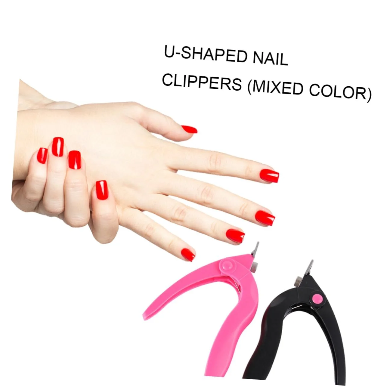 Кусачки для ногтей PACKOVE Professional, акриловые, U-образные, инструмент для маникюра, эргономичный дизайн, 2 шт., фото №8 Кусачки для ногтей PACKOVE Professional, акриловые, U-образные, инструмент для маникюра, эргономичный дизайн, 2 шт., фото №8