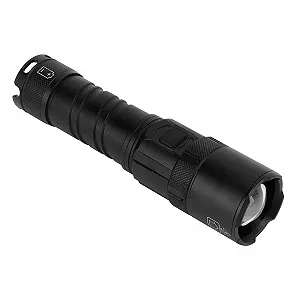 Ліхтарик Кемпінговий LED Алюмінієвий з USB Зарядкою, Індикатором живлення та Регульованим фокусом для походів та пікніків synthetic.ua - Фото 1