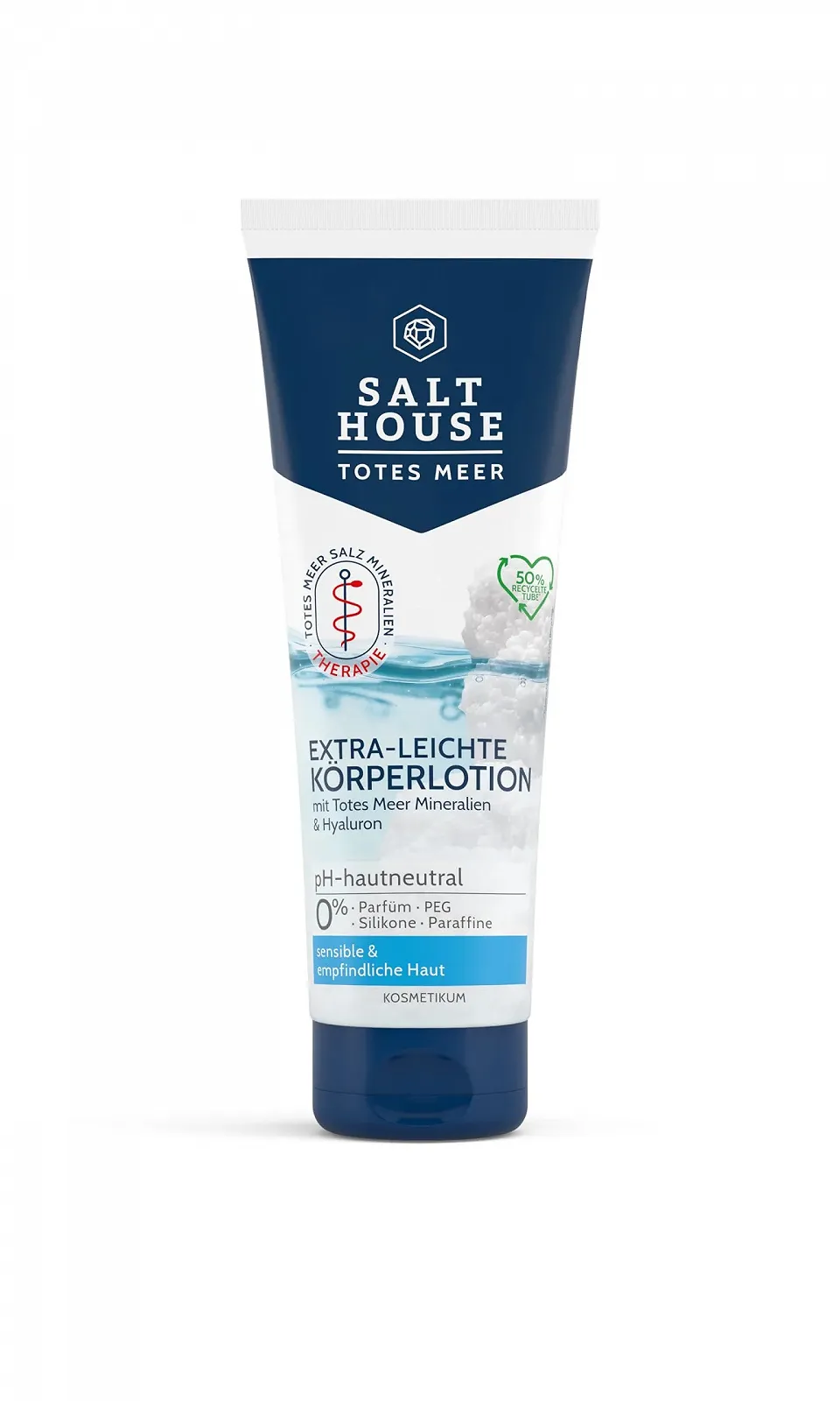 Лосьон для тела Salthouse Dead Sea Therapy Extra Light Увлажняющий с гиалуроновой кислотой и мочевиной для гладкой кожи, 250 мл, фото №1