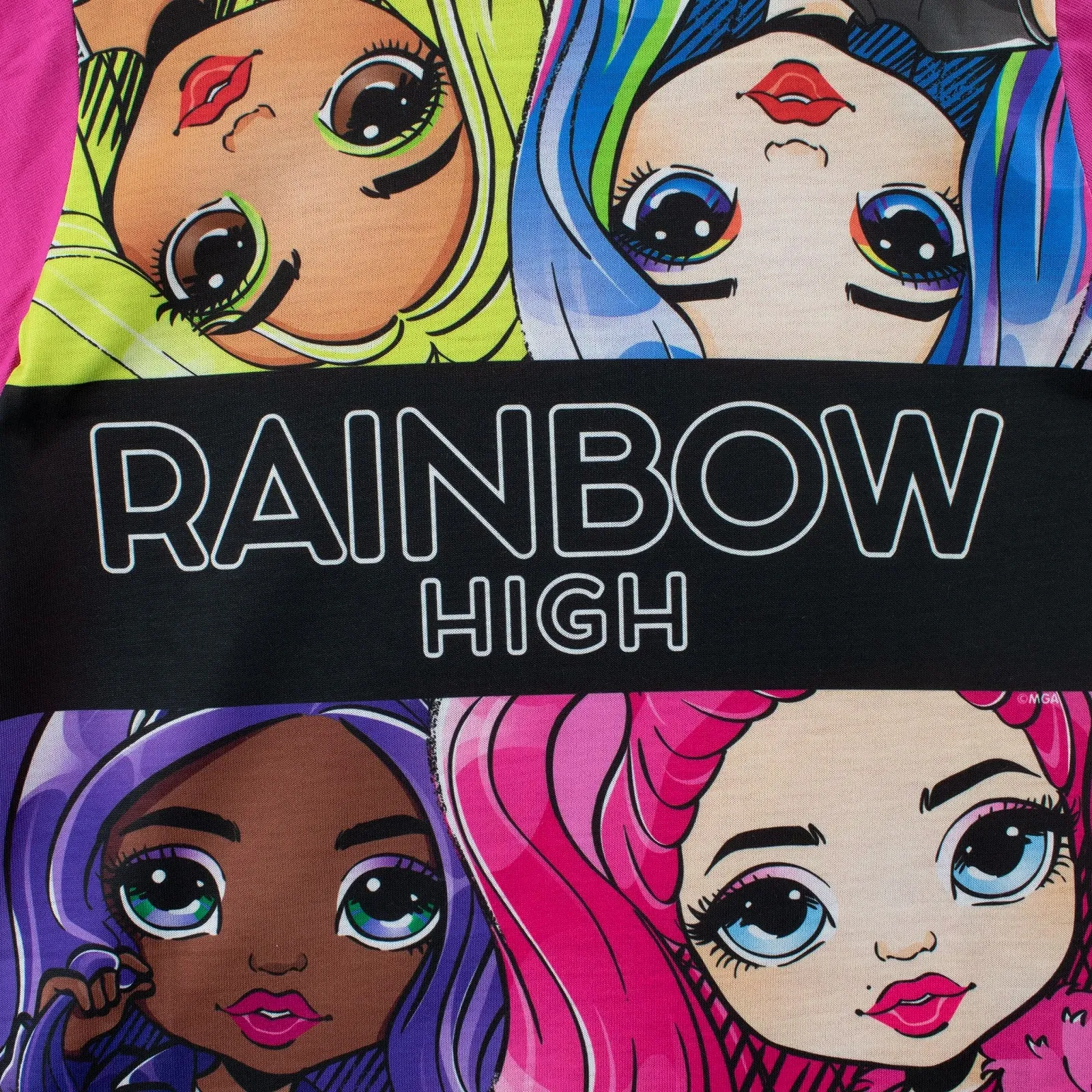 Піжама Rainbow High для дівчат, короткий набір, фото №3 Піжама Rainbow High для дівчат, короткий набір, фото №3