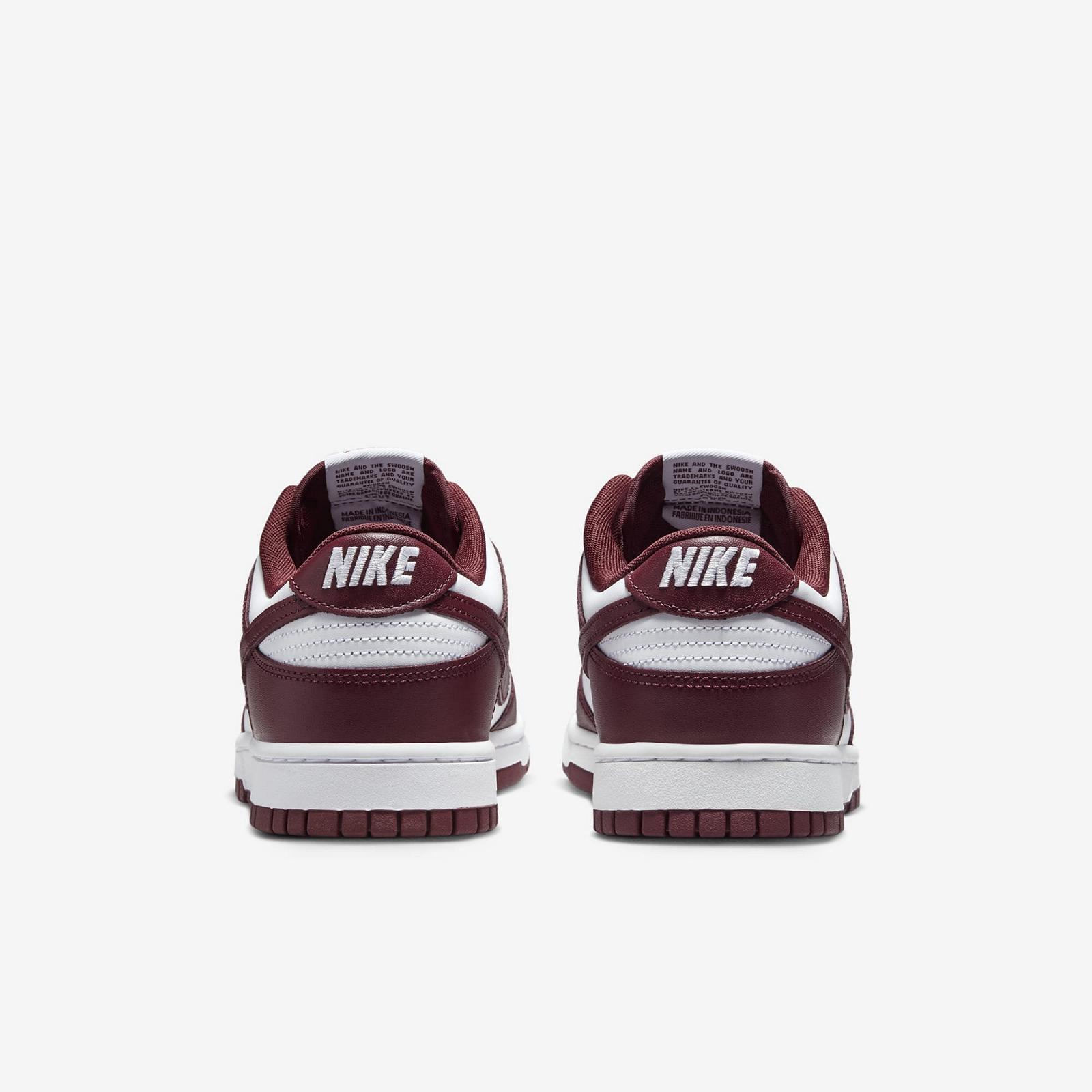Кросівки Nike Dunk Low Retro Bordo/White 43, фото №6