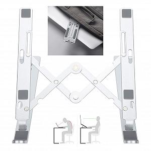 Підставка для ноутбука складана алюмінієвий сплав стабільна підтримка для 15,6-дюймового ноутбука трикутний дизайн synthetic.ua - Фото 1