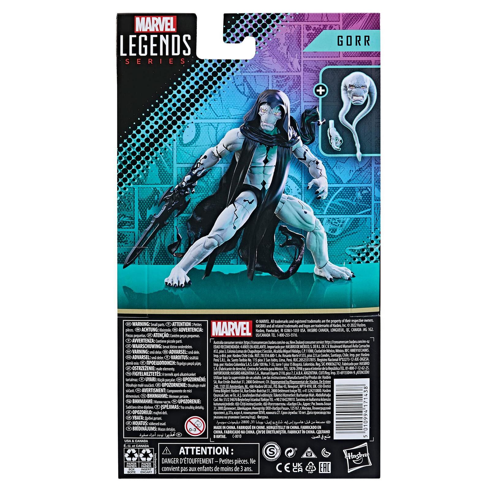 Фігурка Thor Comics Gorr серії Marvel Legends від Hasbro, 15 см, 2 аксесуари, фото №2