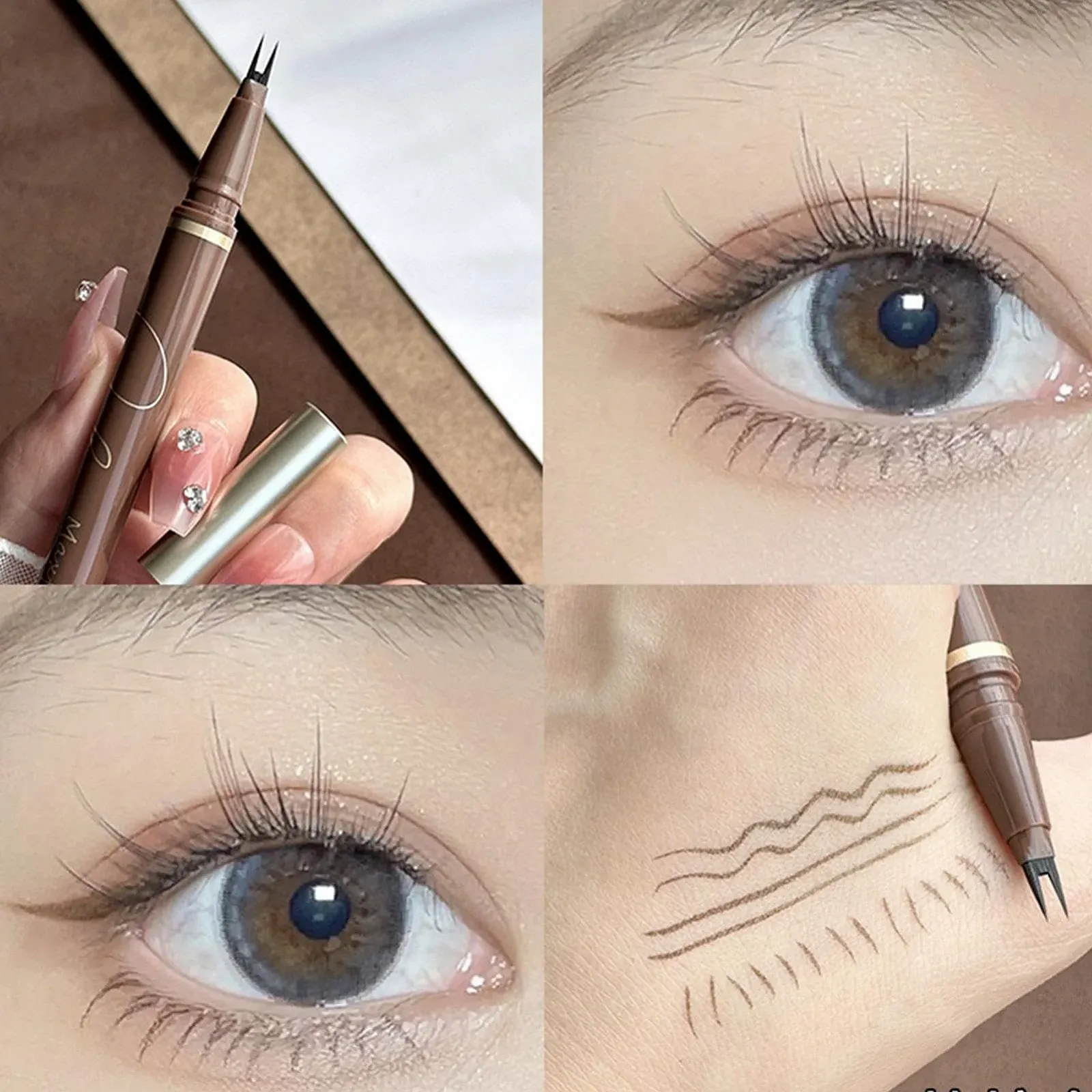 ZORQ Фломастер-підводка для нижніх вій з подвійним краєм Рідка, фото №5