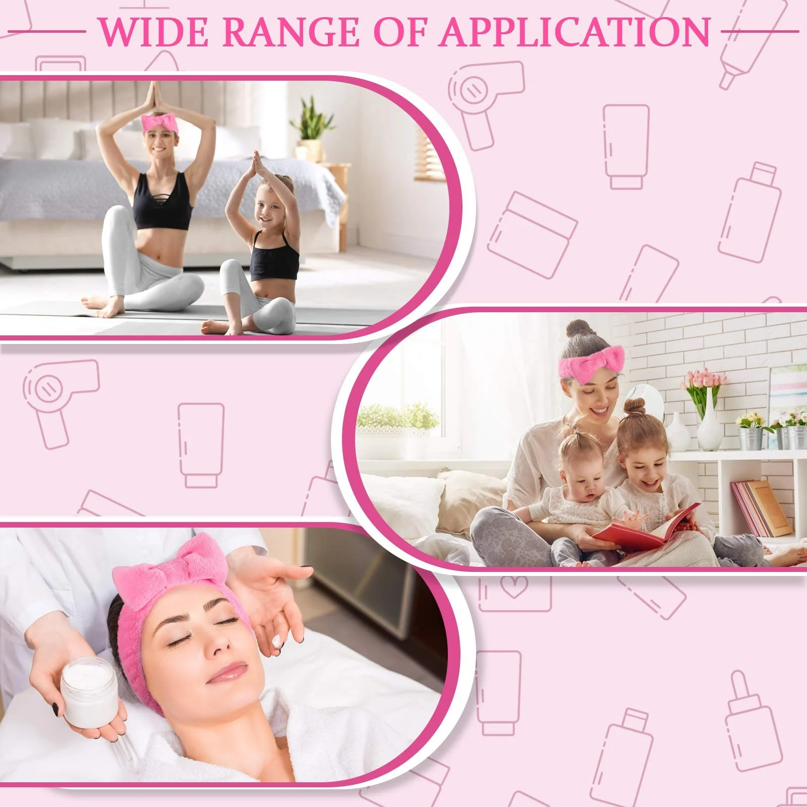 Повязка для волос с бантом, фото №7