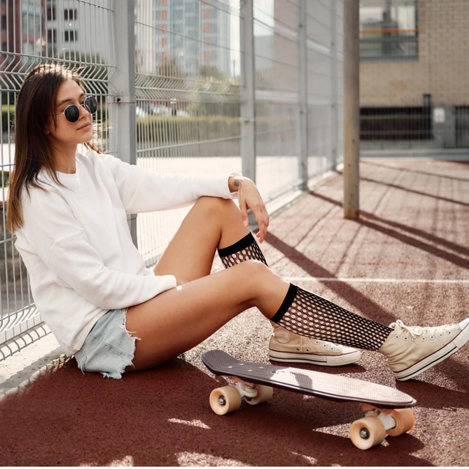 Панчохи нейлонові 4 пари (чорний колір), фото №5