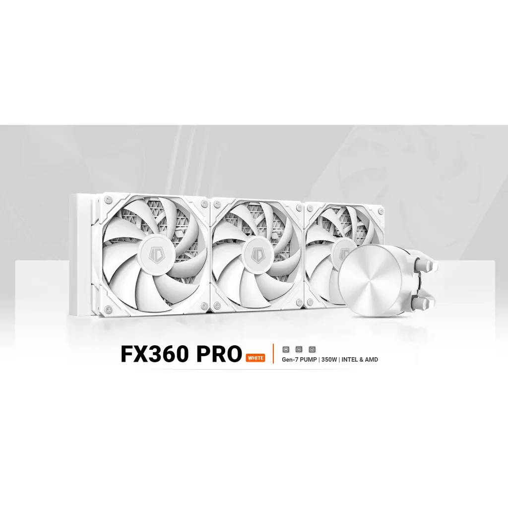 Система жидкостного охлаждения ID-Cooling FX360 Pro White, фото №10