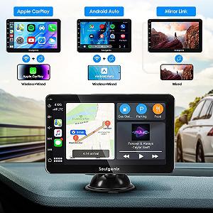 Автомагнитола Soulgenix / 7" / Сенсорная / Apple CarPlay / Android Auto / Bluetooth / WI-FI / GPS / USB / AUX / TF slot synthetic.ua - Фото 1