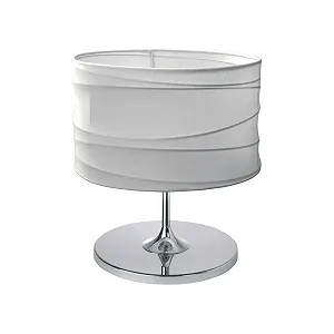 Настільна лампа Sompex Lupo 91113 Хром/Біла - Фото 1