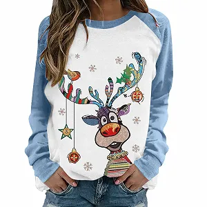 Рождественский джемпер Komiseup Женский 2024 - Фото 1