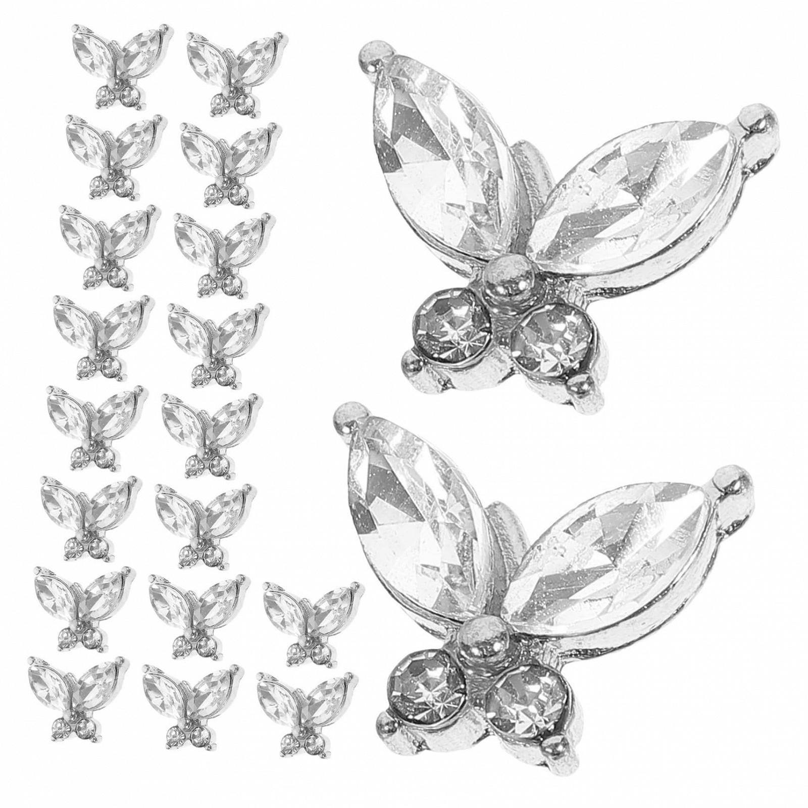 Подвески для ногтей Бабочки FRCOLOR 4 набора 20 x 4, фото №6