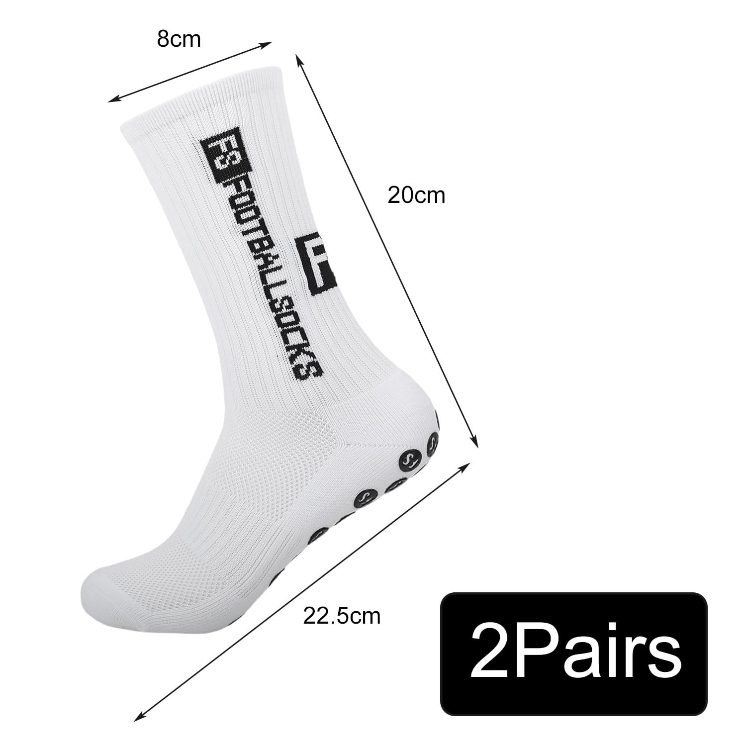 Футбольные носки (2 пары) Размер 40-46 Нескользящие футбольные носки Нескользящие носки с компрессией Унисекс Спортивные носки Дышащие Для футбола Гандбола Тенниса Пешего туризма Белые, фото №2 Футбольные носки (2 пары) Размер 40-46 Нескользящие футбольные носки Нескользящие носки с компрессией Унисекс Спортивные носки Дышащие Для футбола Гандбола Тенниса Пешего туризма Белые, фото №2
