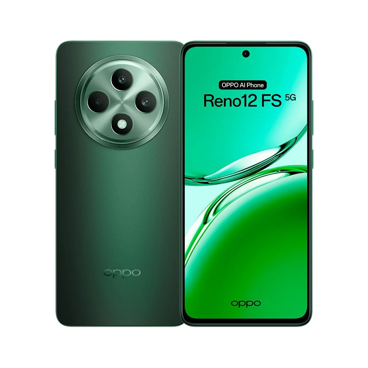 Смартфон OPPO Reno 12FS 5G 12GB/512GB 6.67" Black Green, фото №1