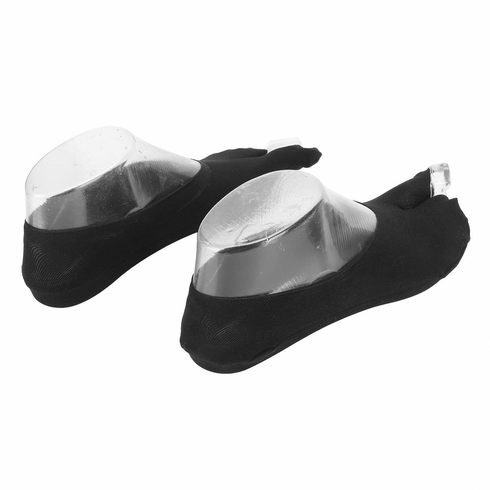 Шкарпетки для полегшення Hallux Valgus Еластичні для жінок для офісної роботи (Чорний), фото №5