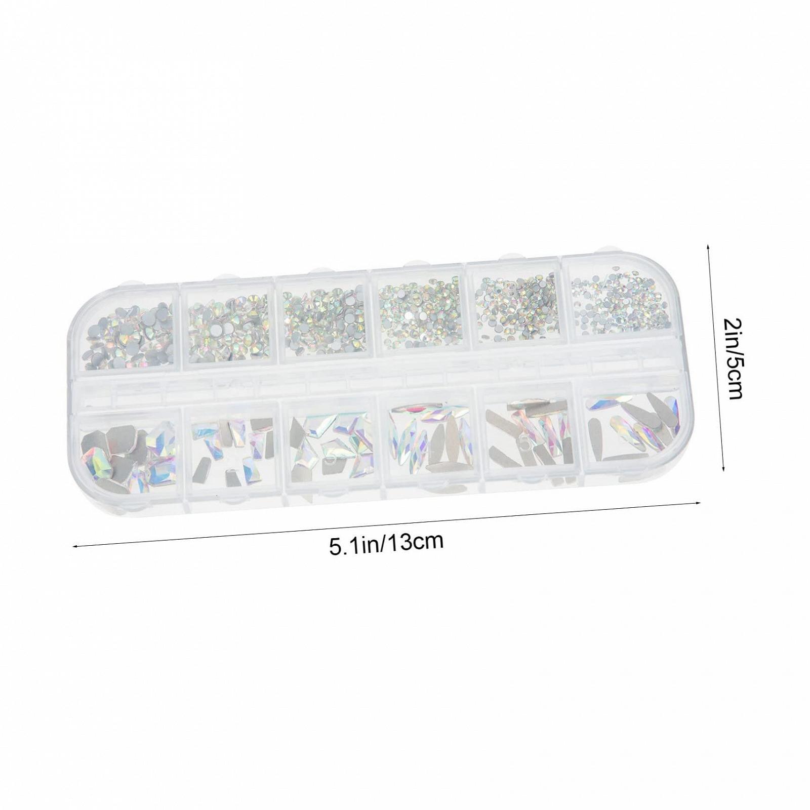 Стразы для ногтей FRCOLOR DIY, нерегулярные формы для украшения маникюра, фото №2