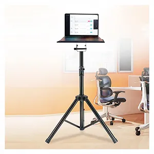 Напольная Стойка для Ноутбука Регулируемый Стальной Верстак Портативный Штатив до 50 кг - Фото 1