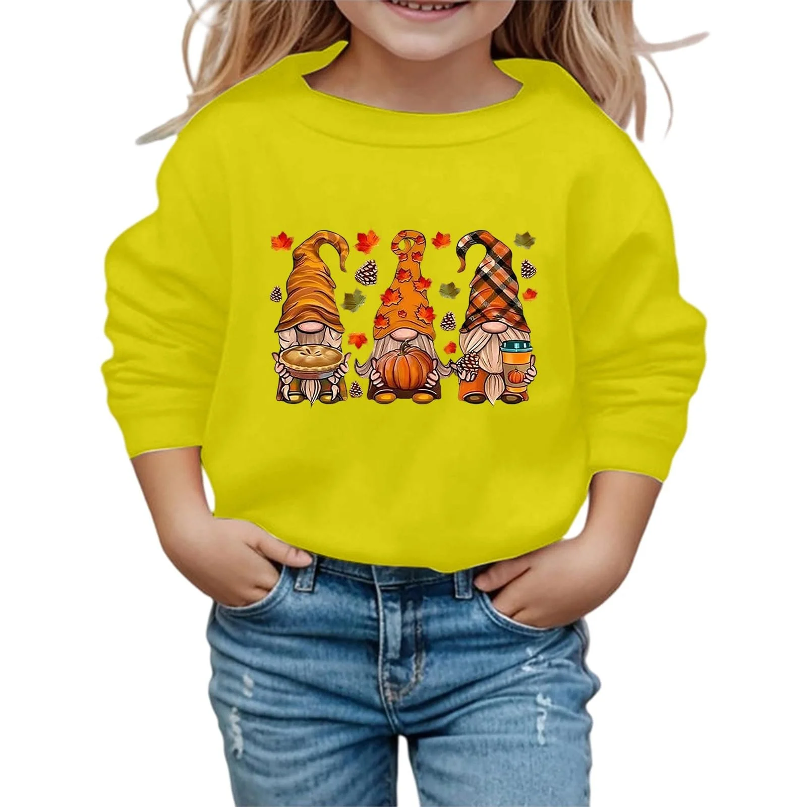 Толстовка для девочки с принтом на Хэллоуин, мягкая повседневная детская зимняя теплая уютная, фото №2