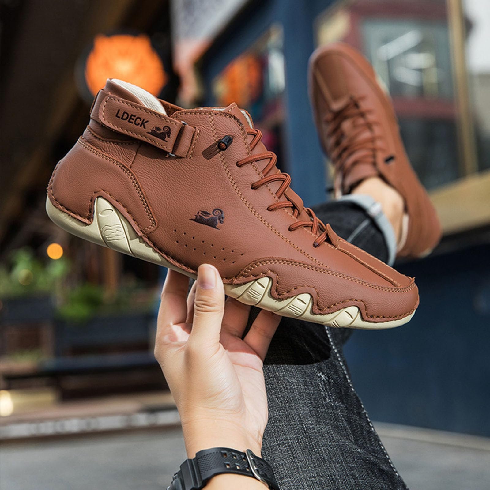 Черевики Barefoot Унісекс Шкіряні Високі, фото №5