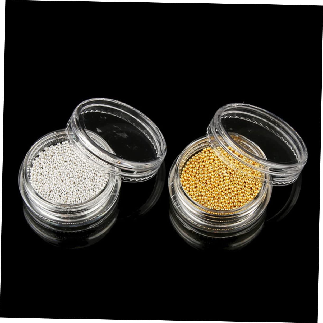 Круглі Healvian Сріблясті Мікро-кульки,, фото №8