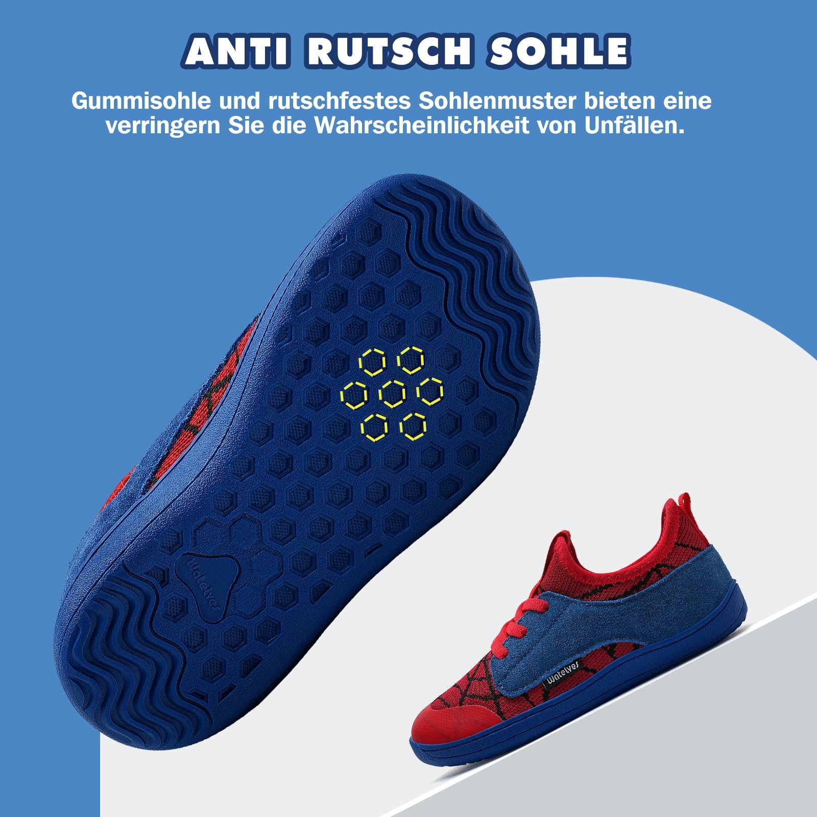 Босоножки WateLves Детские, Широкие, девочек, малышей, босоножки, минималистичные босоножки-тренажеры, тапочки, без застежки, фото №6