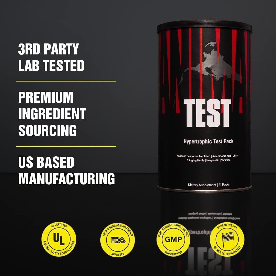 Тестостеронний бустер Universal Nutrition Animal Test 21pac, фото №5