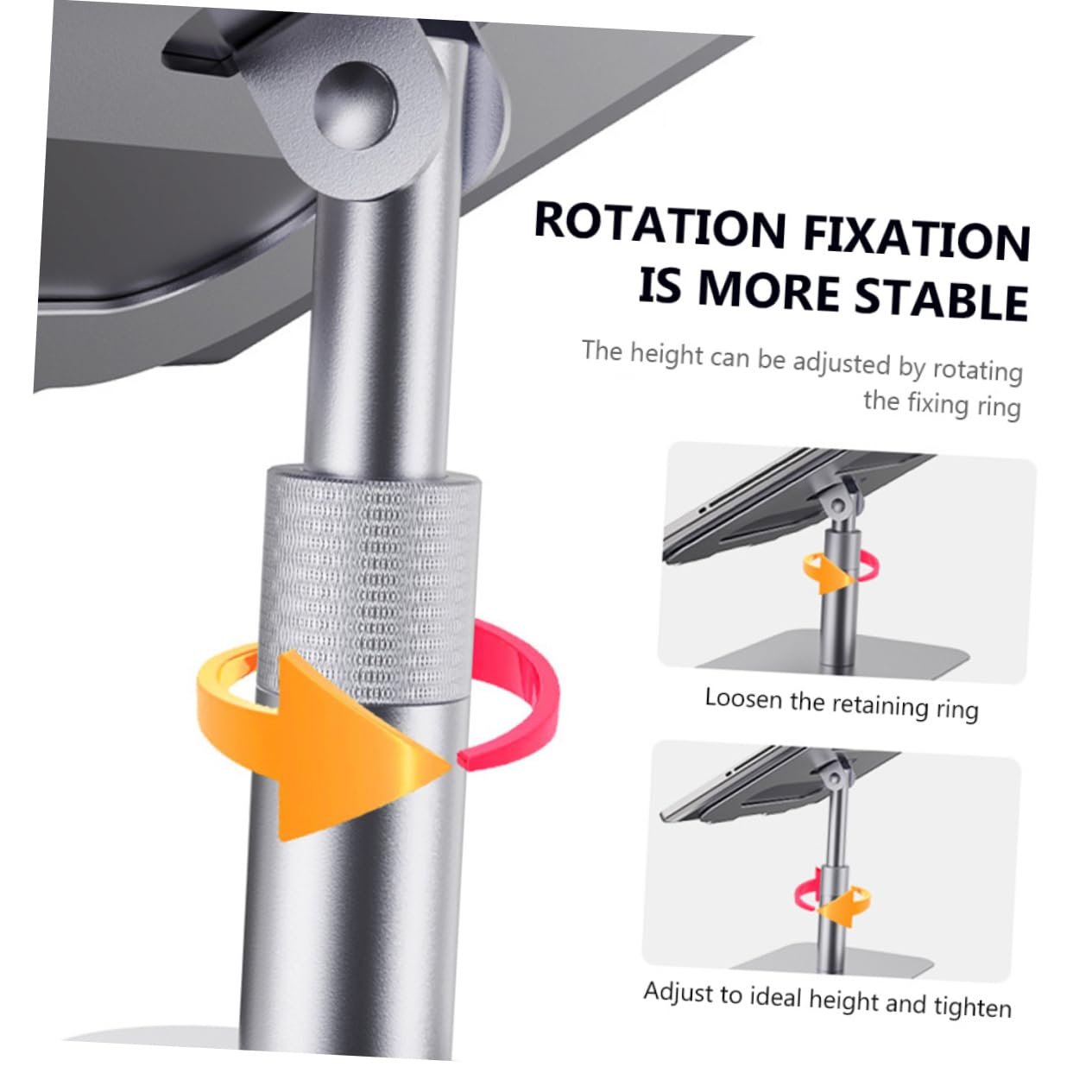Подставка для ноутбука Holibanna Портативная, складная, регулируемая по высоте, эргономичная осанка, воздухопроницаемая конструкция для рассеивания тепла, фото №5 Подставка для ноутбука Holibanna Портативная, складная, регулируемая по высоте, эргономичная осанка, воздухопроницаемая конструкция для рассеивания тепла, фото №5