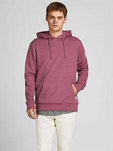 Худі JJEBASIC SWEAT HOOD NOOS 12182537-Hawthorn Rose-Fit:REG Jack&Jones  XXL - Фото 1