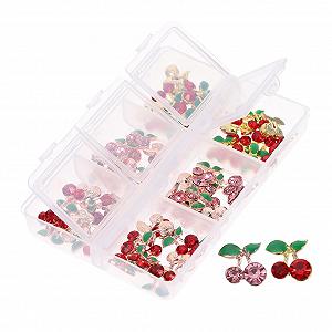 Стразы для ногтей CANIGHT, 60 шт., украшения со стразами, бриллианты для ногтей, стразы разной формы, 3D подвески для ногтей, украшения для ногтей, кристаллы для дизайна ногтей, драгоценные камни - Фото 1