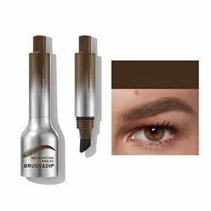 Щітка для брів Brow Fection Кутова Щітка та Помадка Водостійкий Олівець Чорний (01) - Фото 1
