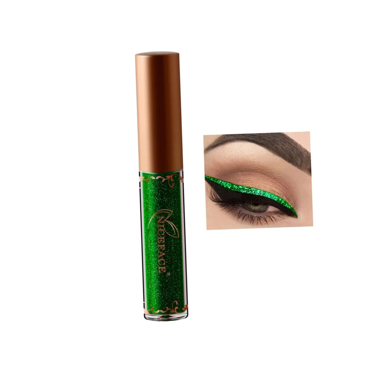 Металлический Eyeliner Mikinona 3st Жидкий Eyeliner Цветной Eyeliner, фото №5