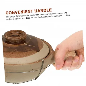 Кастрюля глиняная китайская для тушения synthetic.ua - Фото 1