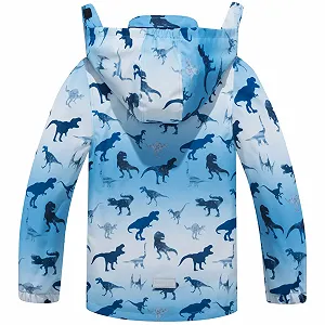 Детская дождевая куртка с капюшоном для активного отдыха, водонепроницаемая synthetic.ua - Фото 1