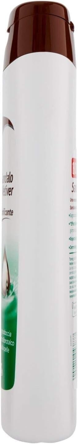 Набір гелів для душу Borotalco Tonificante Bagnodoccia Sandalo e Vetiver (12 шт. по 500 мл) + тальк Felce Azzurra 100 г, фото №5