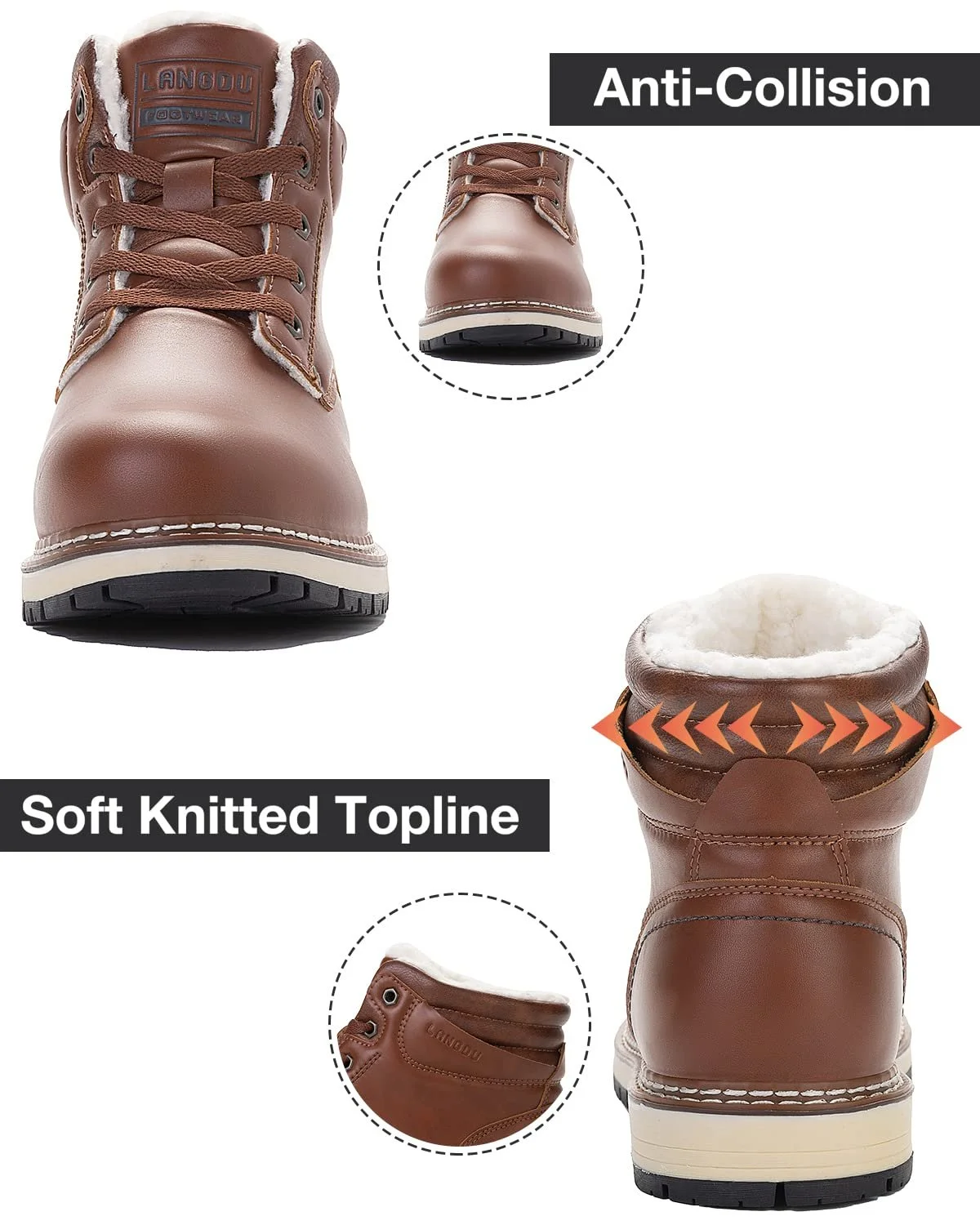 Чоботи Зимові LANGDU Чоловічі, фото №2